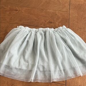 Carter's Sparkling White Skater Skirt. Size 5